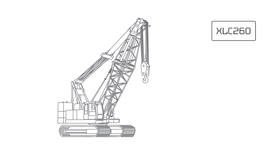 Гусеничный кран XCMG XLC260