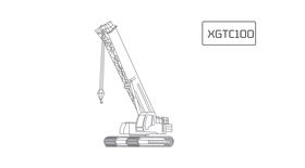 Гусеничный телескопический кран XCMG XGTC100