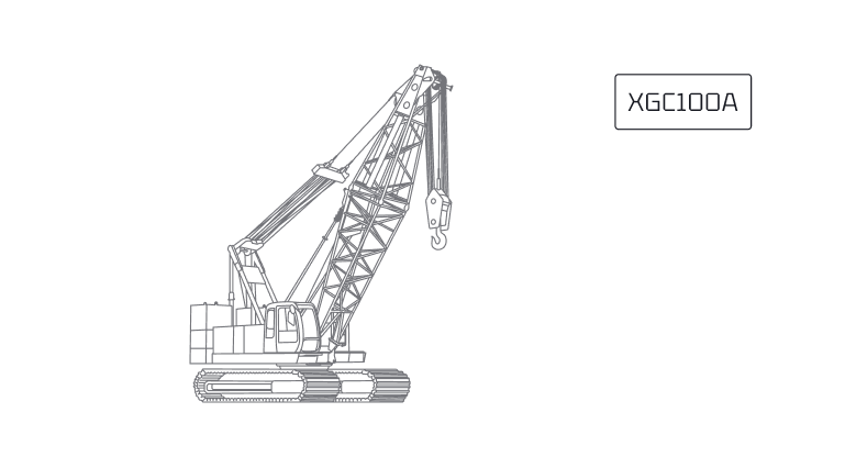 Гусеничный кран XCMG XGC100A