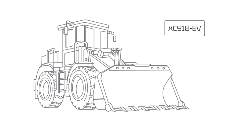 Фронтальный погрузчик XCMG XC918-EV